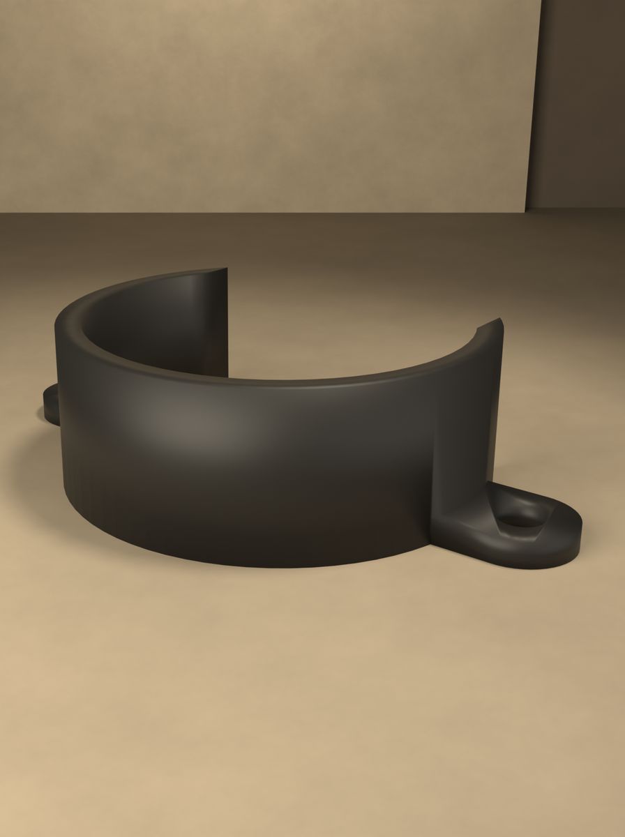 Boru Kelepçesi 38 mm (M4 Vida ile Sabitlenen) görsel 4