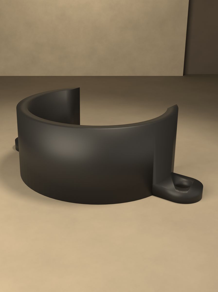Boru Kelepçesi 40 mm (M4 Vida ile Sabitlenen) görsel 4