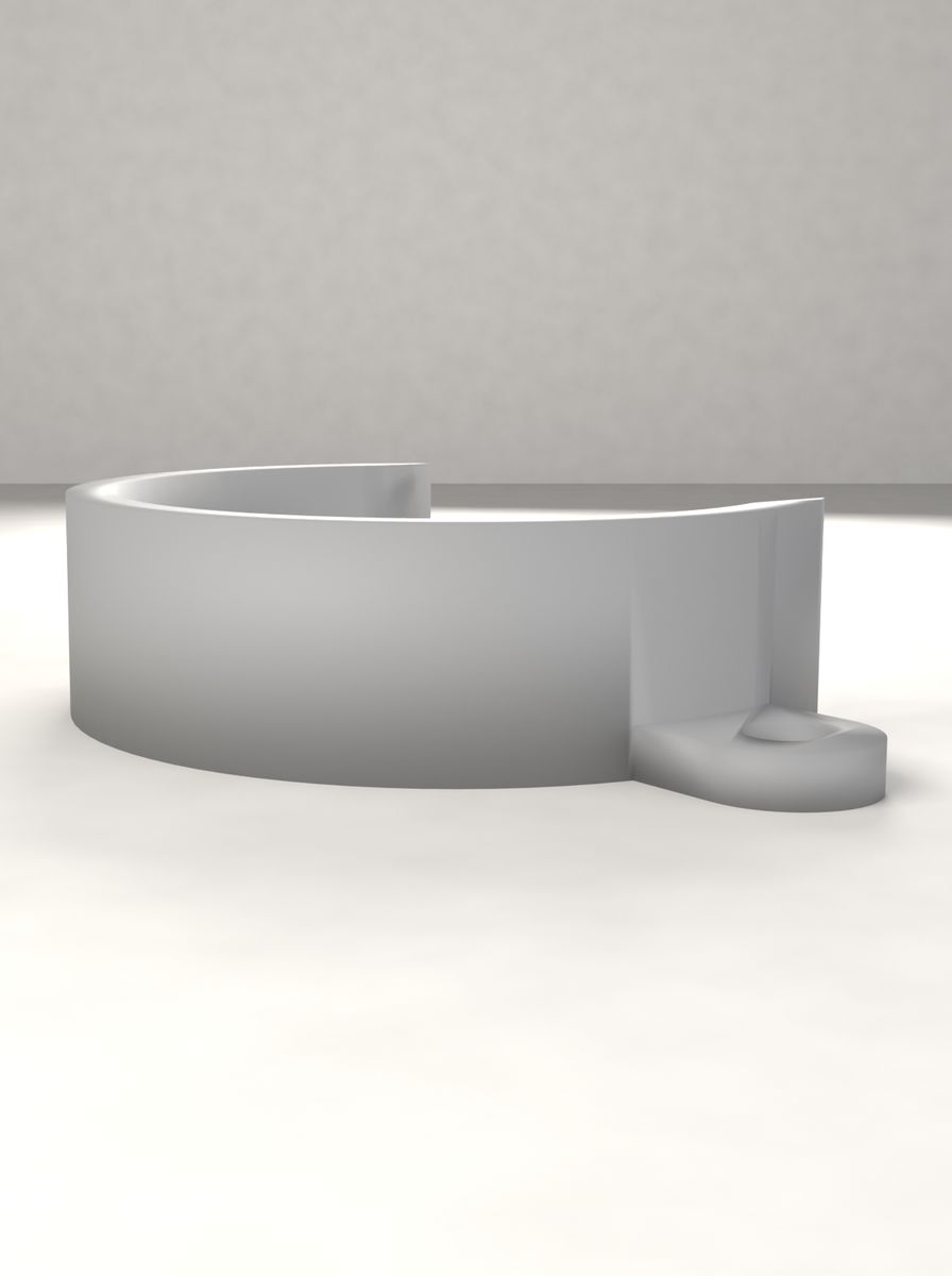 Boru Kelepçesi 42 mm (M4 Vida ile Sabitlenen) görsel 2