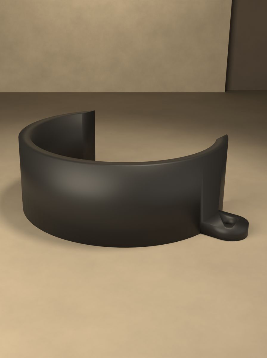Boru Kelepçesi 50 mm (M3 Vida ile Sabitlenen) görsel 4