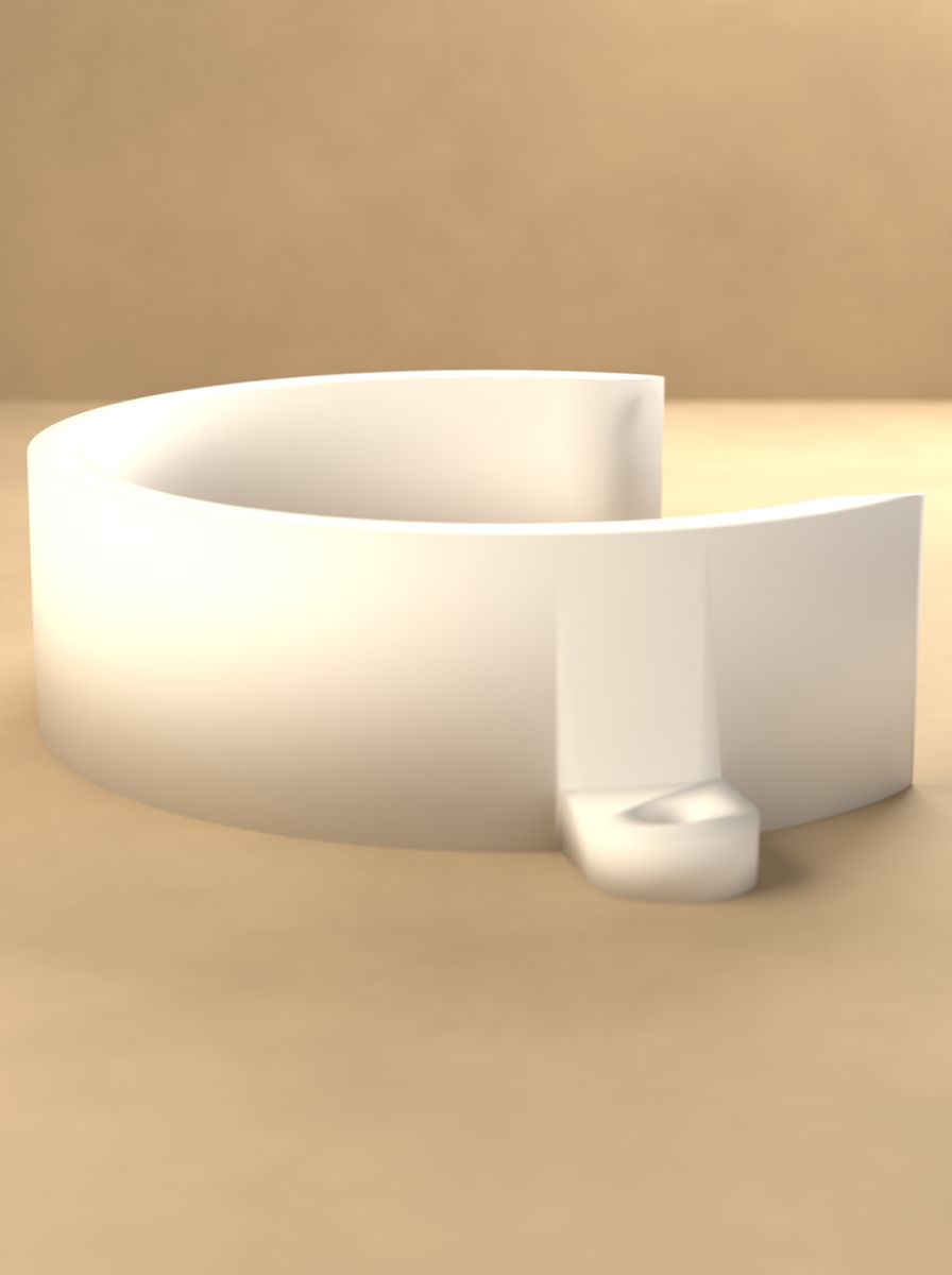 Boru Kelepçesi 60 mm (M4 Vida ile Sabitlenen) görsel 3