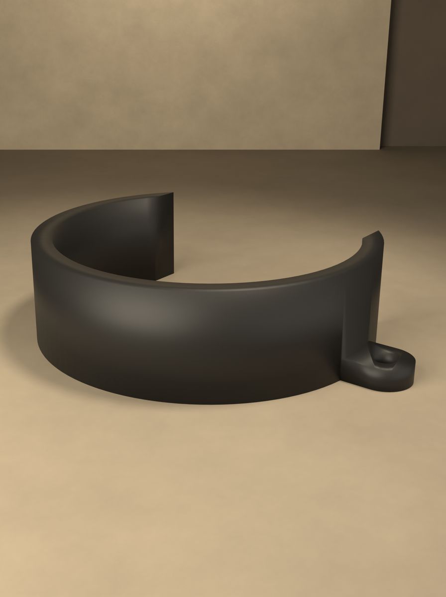 Boru Kelepçesi 60 mm (M4 Vida ile Sabitlenen) görsel 4