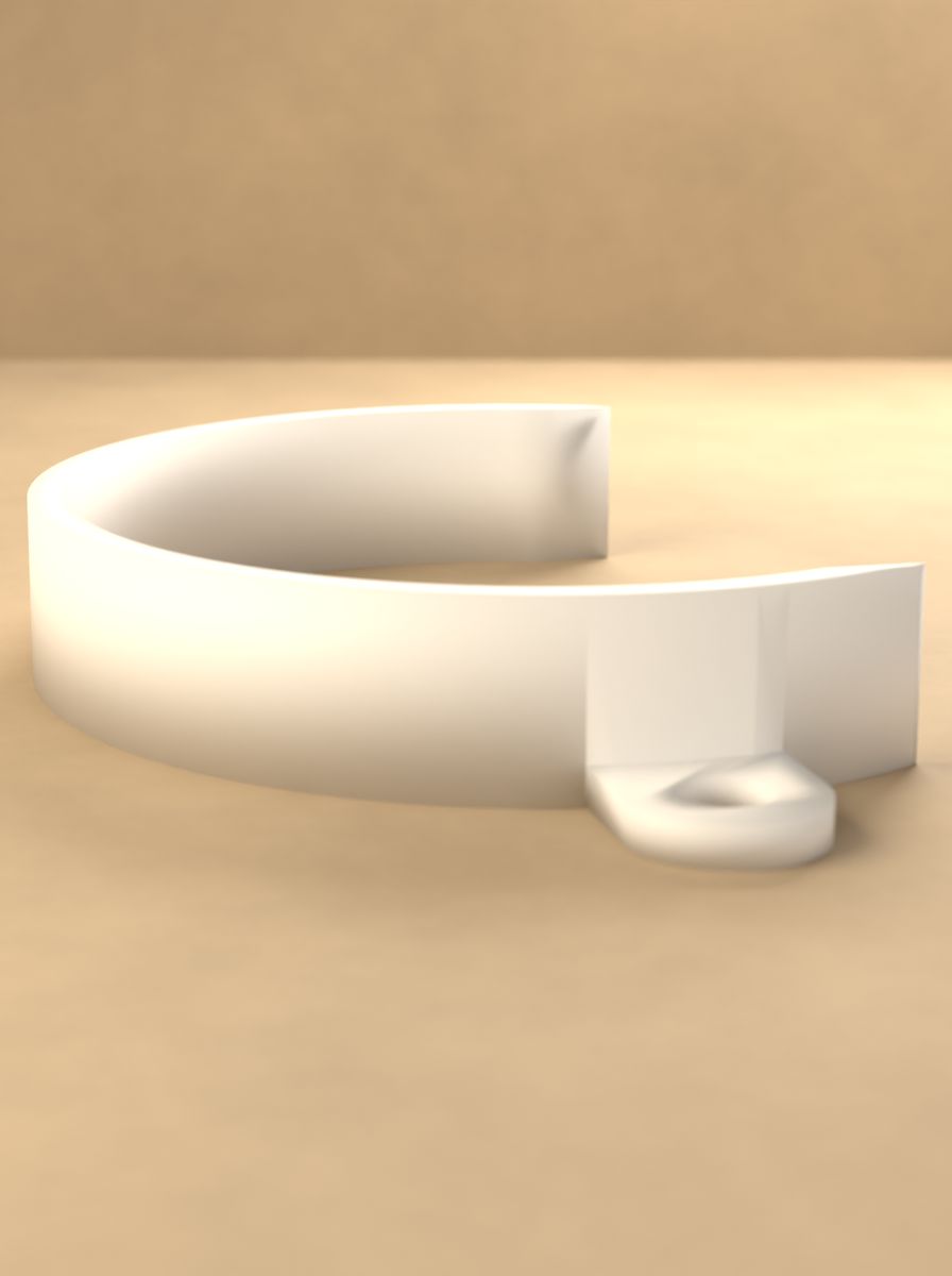 Boru Kelepçesi 60 mm (M5 Vida ile Sabitlenen) görsel 3