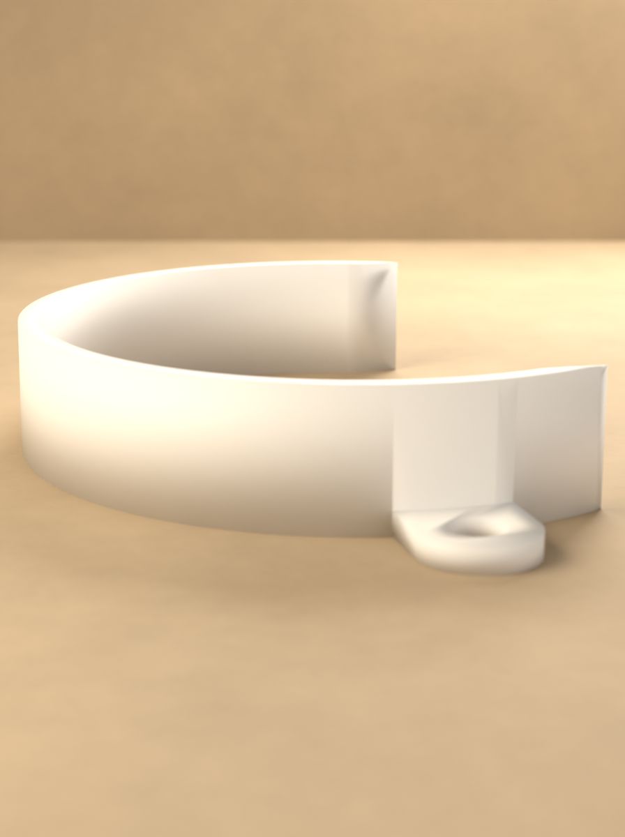 Boru Kelepçesi 65 mm (M5 Vida ile Sabitlenen) görsel 3