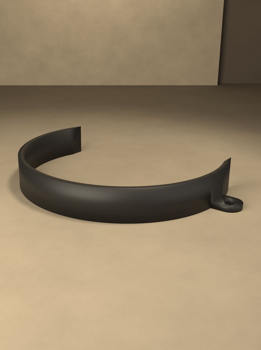 Boru Kelepçesi 90 mm (M4 Vida ile Sabitlenen) görsel 4