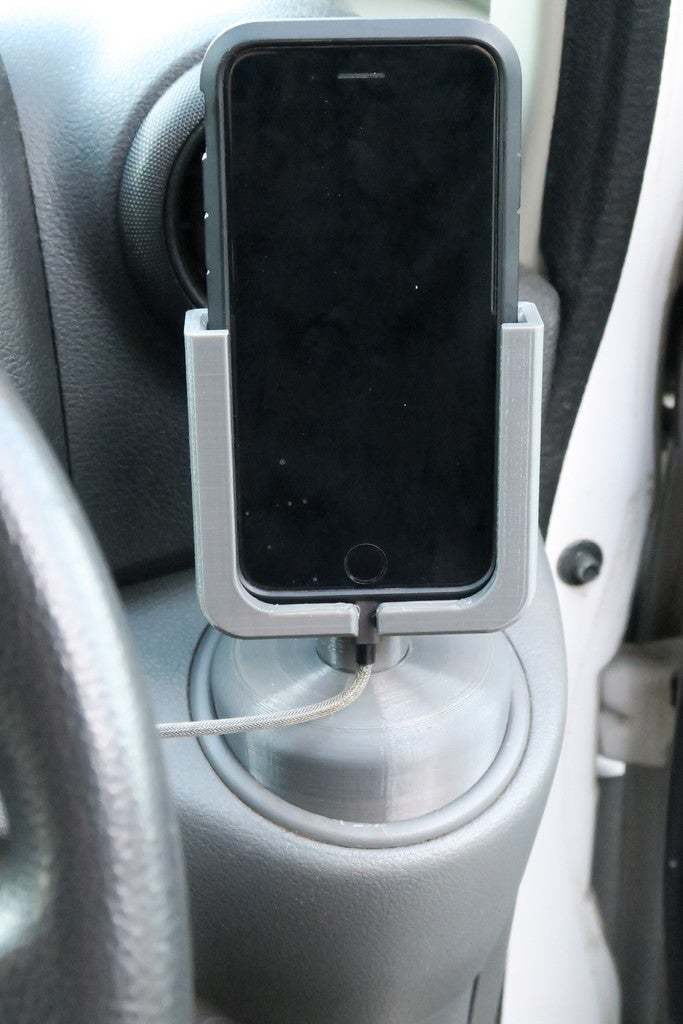 Nissan NV200 Bardaklık Yuvası Telefon Tutucusu (İki Parçalı) görsel 2