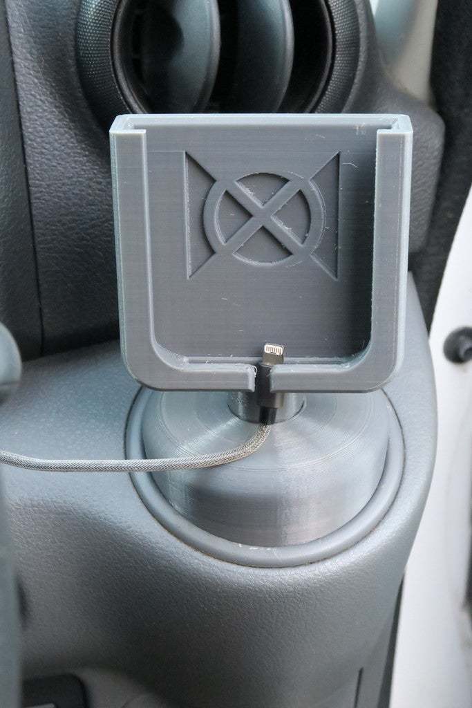 Nissan NV200 Bardaklık Yuvası Telefon Tutucusu (İki Parçalı) görsel 4