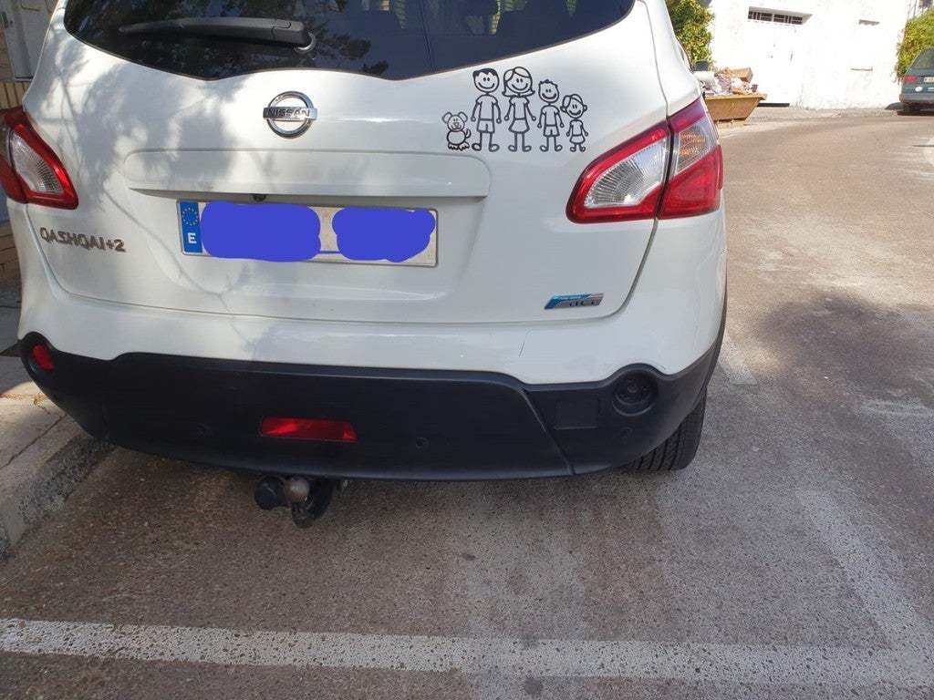 Nissan Qashqai J10 +2 Arka Tampon Çeki Kancası Kapağı görsel 2