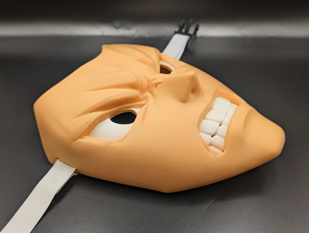 Kızgın Yüzlü Çizgi Karakter Cosplay Maskesi — Tam Yüz Kostüm Maskesi (22,9 cm) görsel 2