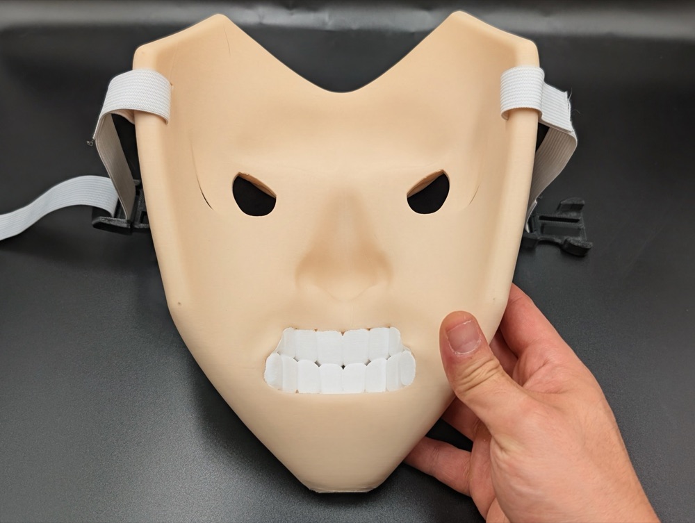 Kızgın Yüzlü Çizgi Karakter Cosplay Maskesi — Tam Yüz Kostüm Maskesi (22,9 cm) görsel 3