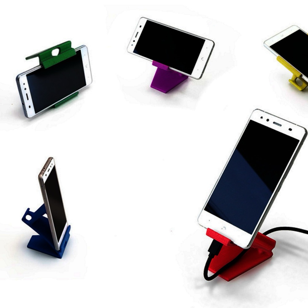 Sade Telefon ve Tablet Standı (Farklı Konumlarda Kullanılır) görsel 4