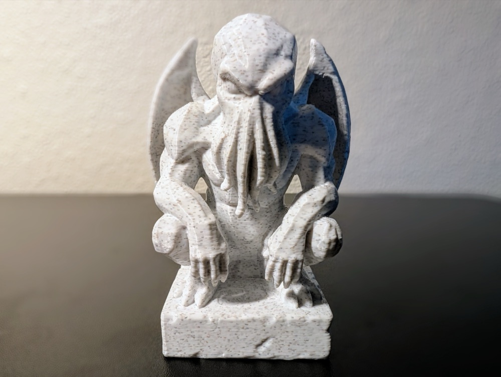 Cthulhu İdolü Heykeli — Antik Taş Kalıntı Görünümlü Figür (6-25 cm Boyut Seçenekli)