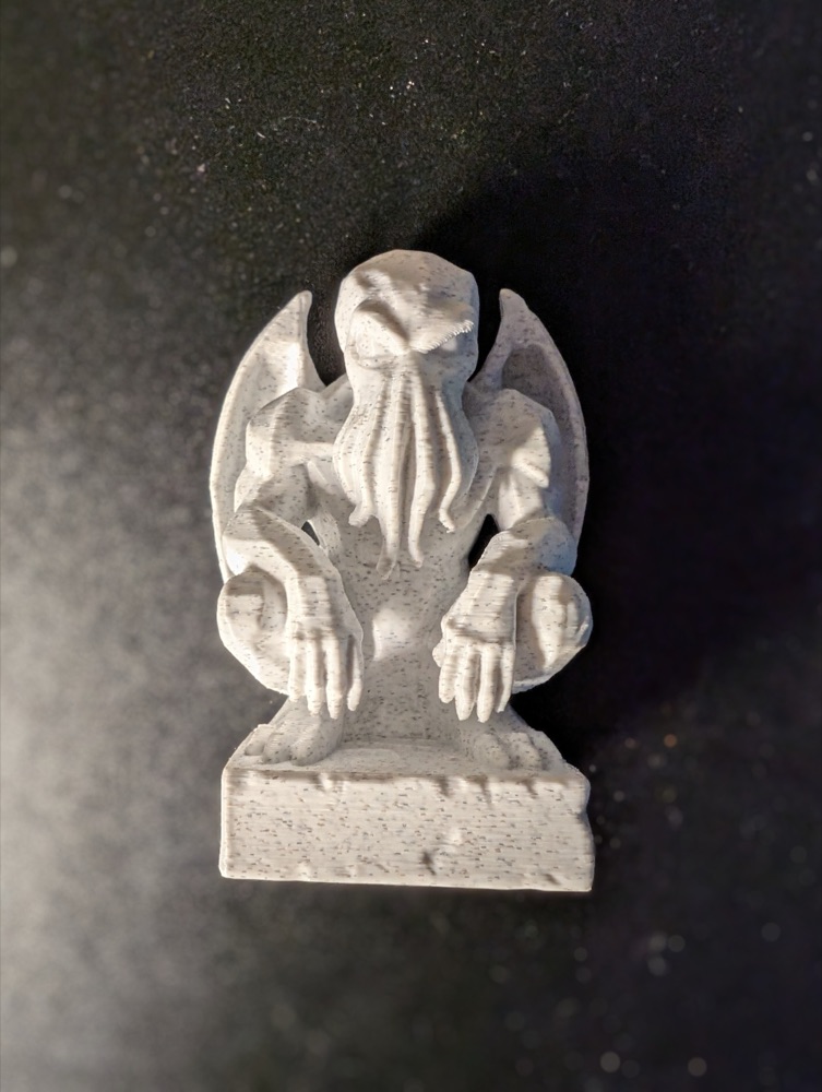 Cthulhu İdolü Heykeli — Antik Taş Kalıntı Görünümlü Figür (6-25 cm Boyut Seçenekli) görsel 3