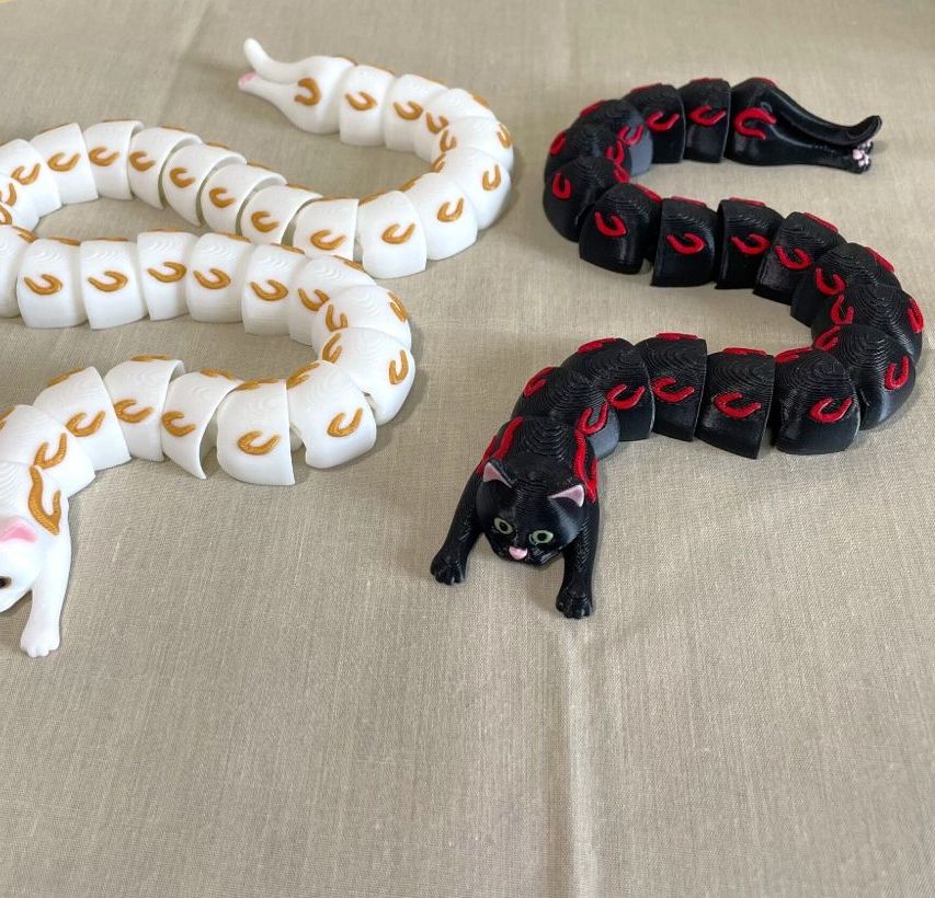Eklemli Uzun Gövdeli Kadim Kedi (6-25 cm Boyut Seçenekli) görsel 2