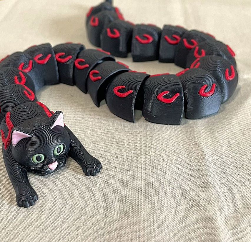 Eklemli Uzun Gövdeli Kadim Kedi (6-25 cm Boyut Seçenekli) görsel 4