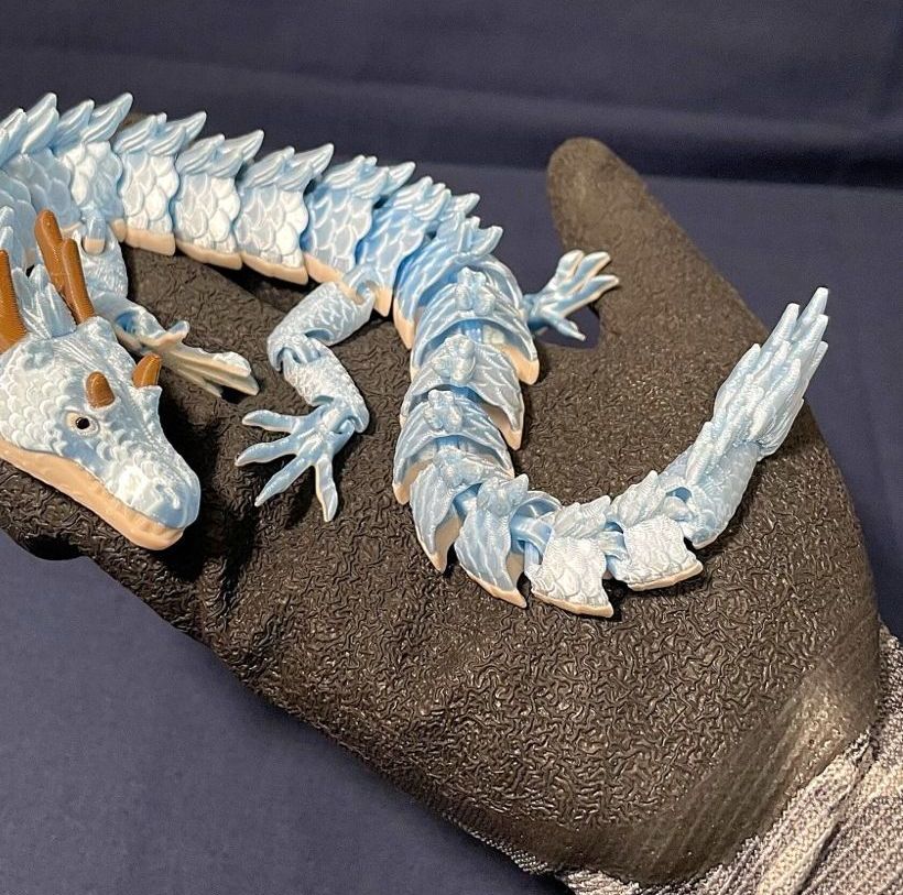 Orta Boy Eklemli Çin Ejderhası (6-25 cm Boyut Seçenekli) görsel 3