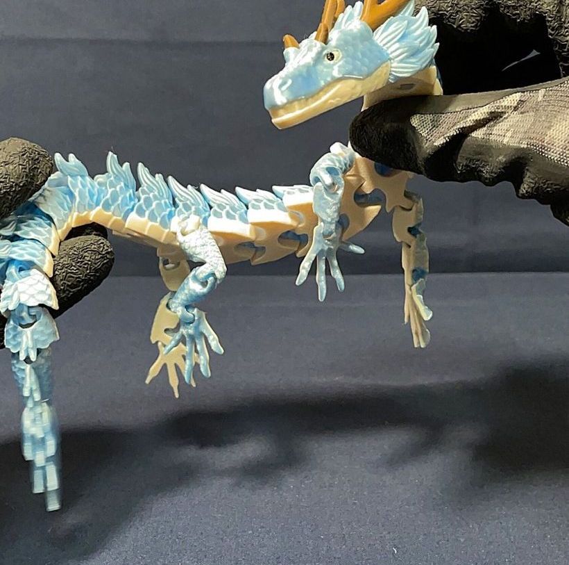 Orta Boy Eklemli Çin Ejderhası (6-25 cm Boyut Seçenekli) görsel 4