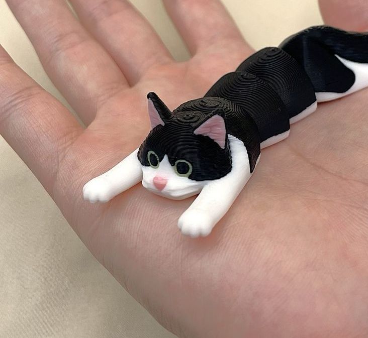 Eklemli Uzun Tüylü Kedi (6-25 cm Boyut Seçenekli)