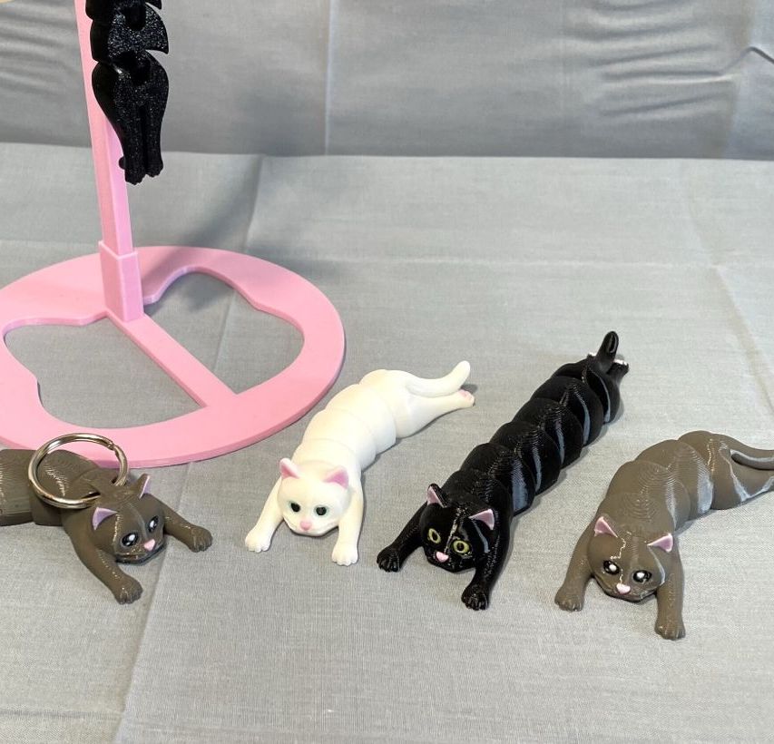 Eklemli Kucak Kedisi Seti (6-25 cm Boyut Seçenekli)