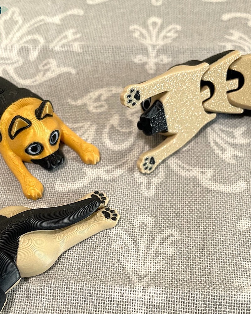 Eklemli Alman Çoban Köpeği (6-25 cm Boyut Seçenekli) görsel 3