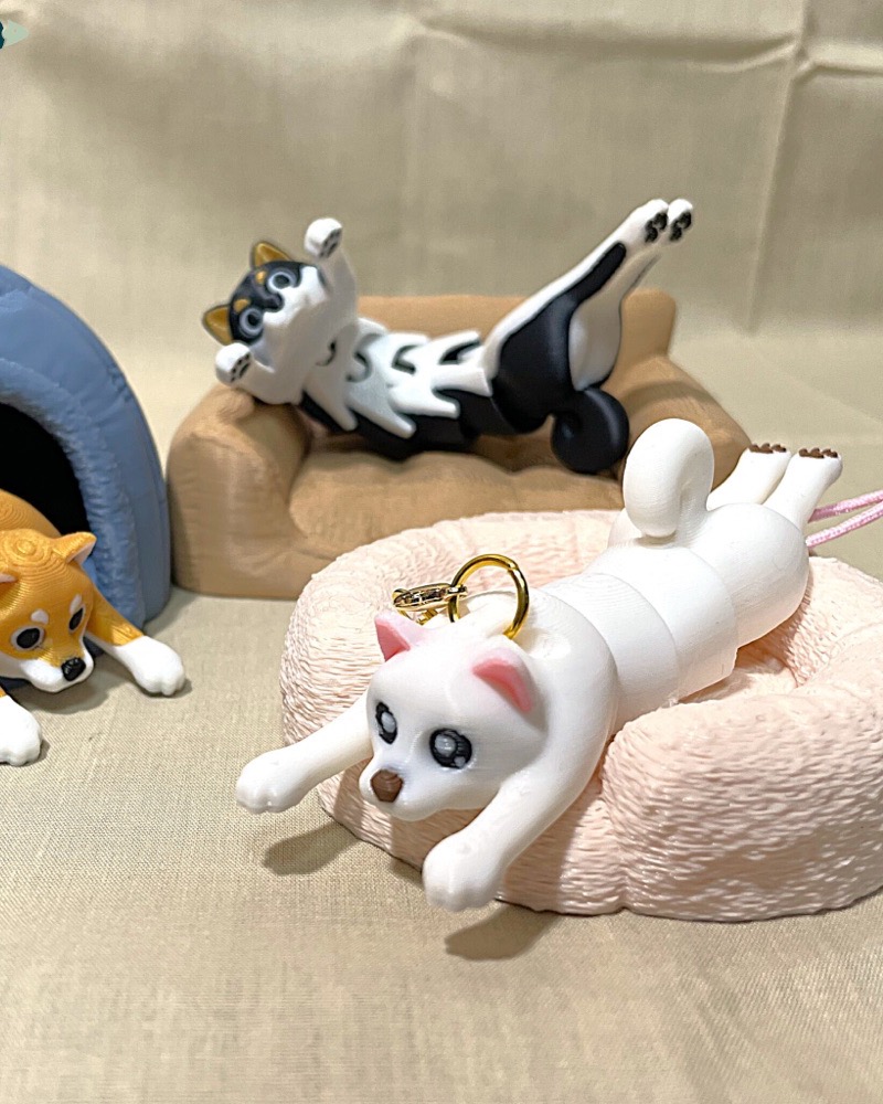 Eklemli Shiba Inu Köpeği (6-25 cm Boyut Seçenekli)