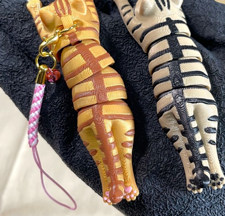 Eklemli Tekir Kedi (6-25 cm Boyut Seçenekli) görsel 4