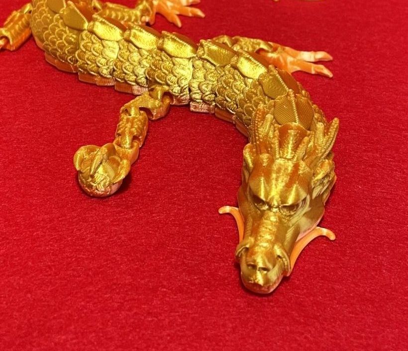 Orta Boy Eklemli Japon Ejderhası (6-25 cm Boyut Seçenekli)