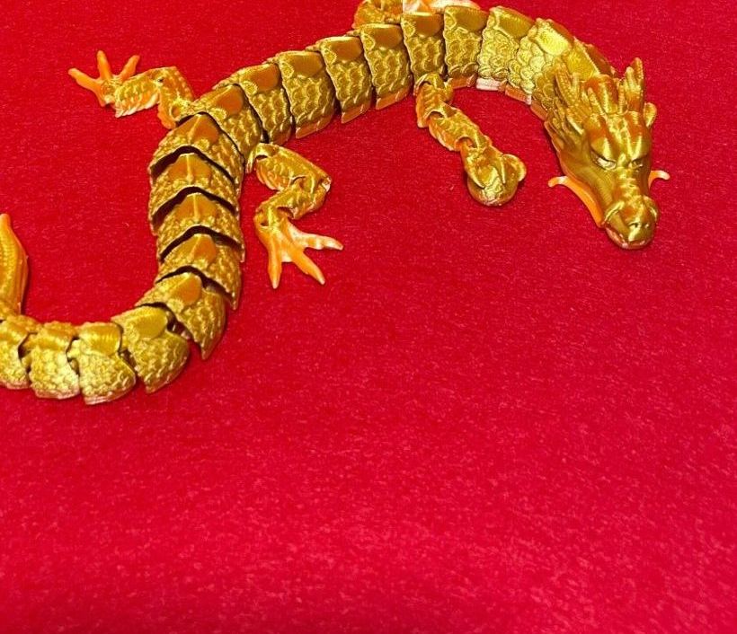 Orta Boy Eklemli Japon Ejderhası (6-25 cm Boyut Seçenekli) görsel 4