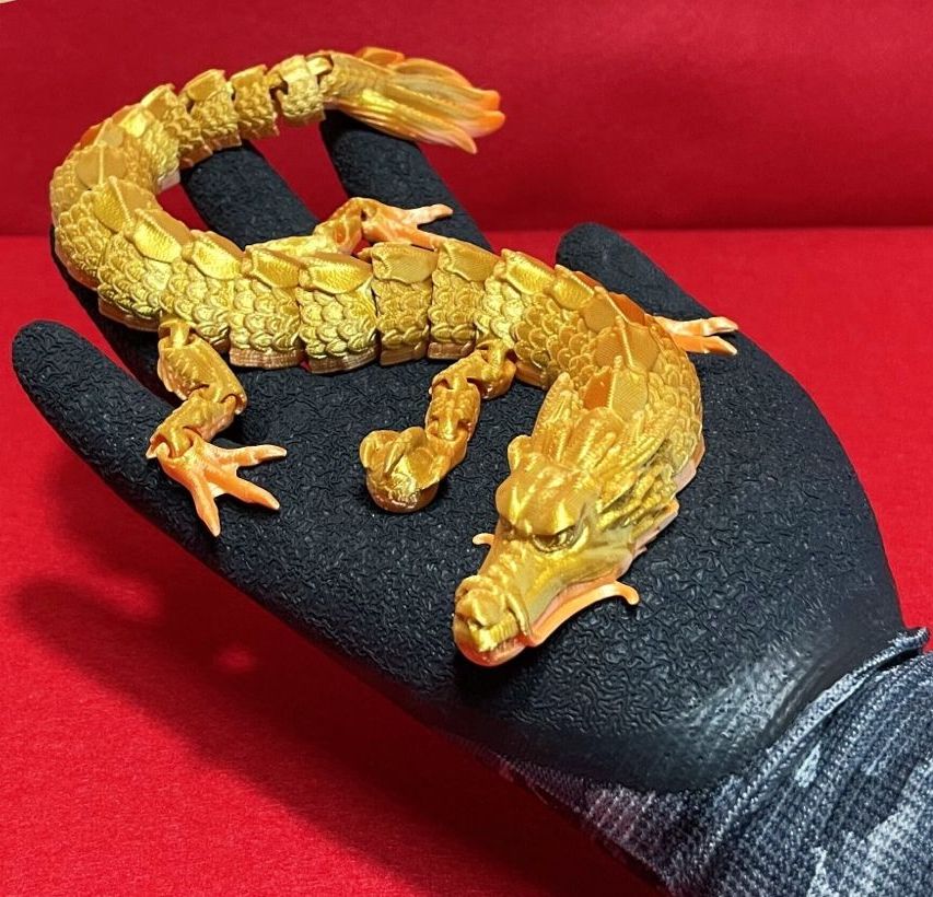 Eklemli Japon Ejderhası (6-25 cm Boyut Seçenekli) görsel 4