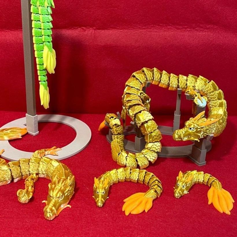 Mini Eklemli Japon Ejderhası (6-25 cm Boyut Seçenekli)