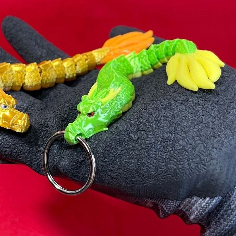 Mini Eklemli Japon Ejderhası (6-25 cm Boyut Seçenekli) görsel 2