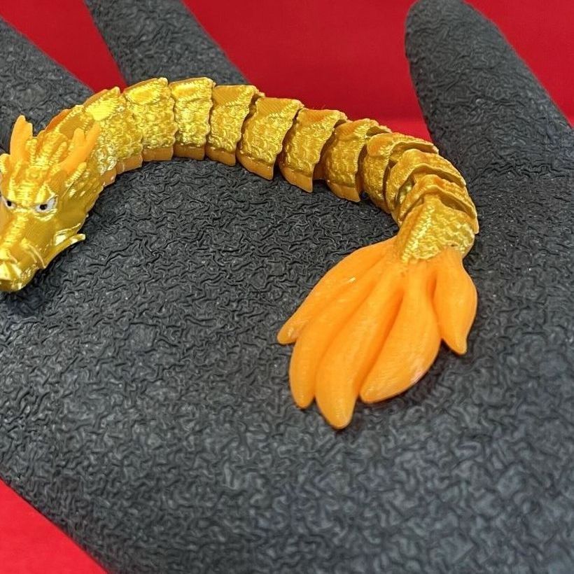 Mini Eklemli Japon Ejderhası (6-25 cm Boyut Seçenekli) görsel 3