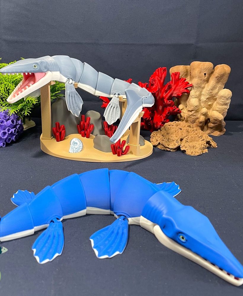 Eklemli Mosasaurus (6-25 cm Boyut Seçenekli)