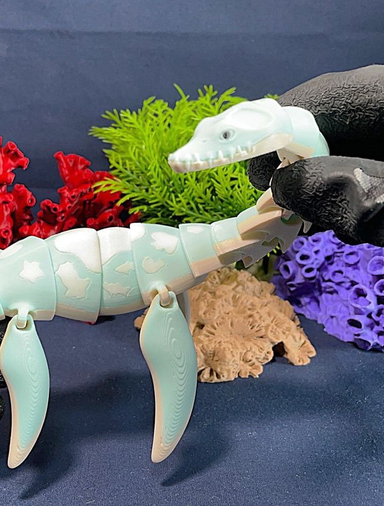 Eklemli Plesiosaurus Nessie (6-25 cm Boyut Seçenekli) görsel 4