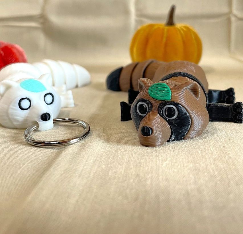Eklemli Tanuki Rakun Köpeği (6-25 cm Boyut Seçenekli)