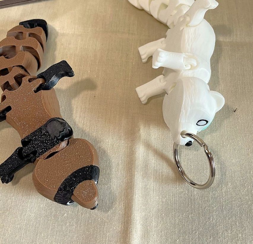 Eklemli Tanuki Rakun Köpeği (6-25 cm Boyut Seçenekli) görsel 4