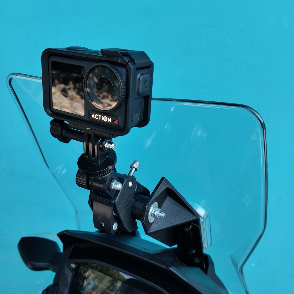Suzuki V-Strom 250SX GPS / Aksiyon Kamera Tutucusu görsel 3