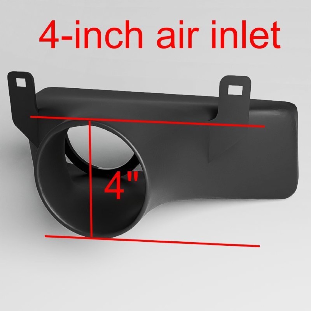 BMW E36 Far İçi Halka Çerçeveli Soğuk Hava Kanalı (131mm Angel Eye Uyumlu)