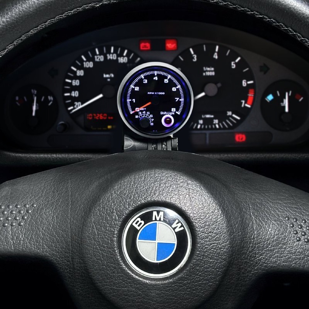 BMW E36 Direksiyon Kolonu Tek Gösterge Braketi (52/62mm)