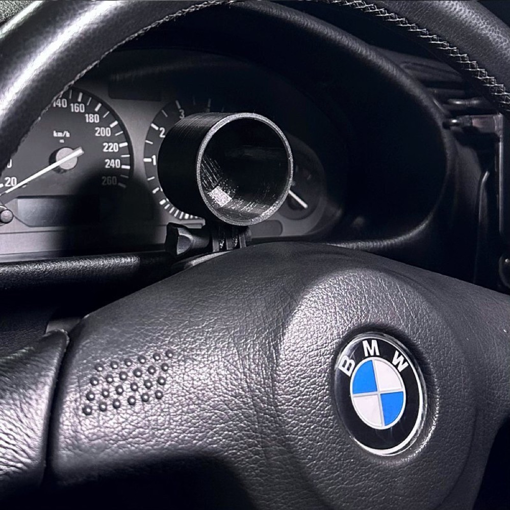 BMW E36 Direksiyon Kolonu Tek Gösterge Braketi (52/62mm) görsel 2