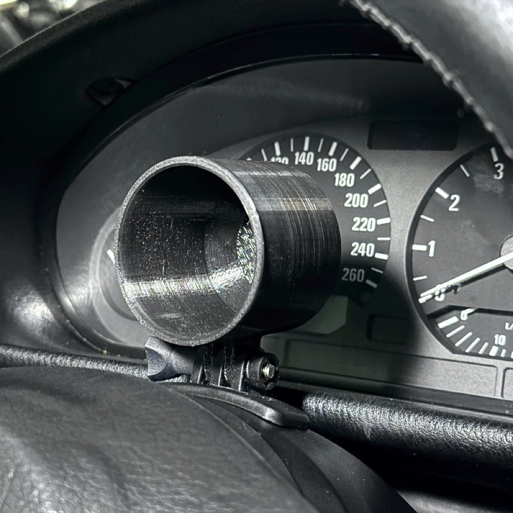 BMW E36 Direksiyon Kolonu Tek Gösterge Braketi (52/62mm) görsel 3