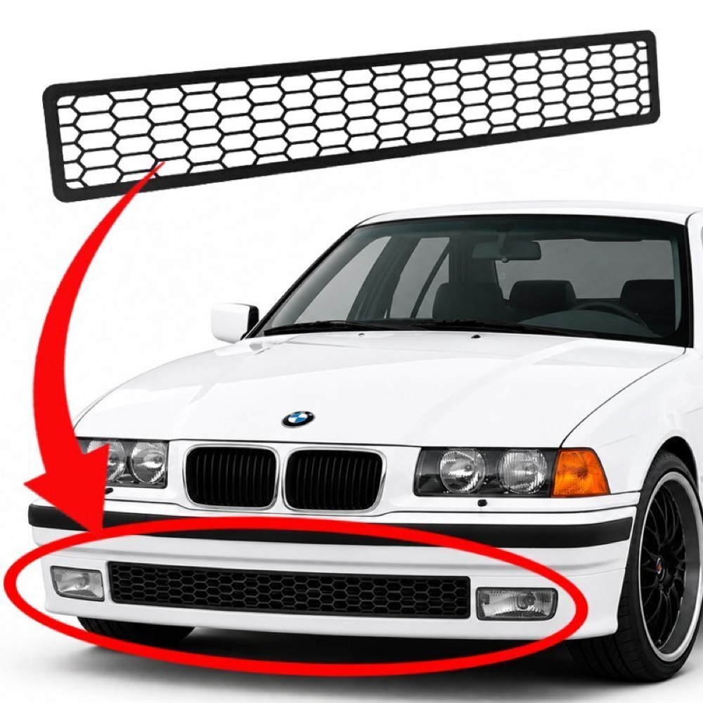 BMW E36 OEM Tampon Petek Desenli Ön Izgara