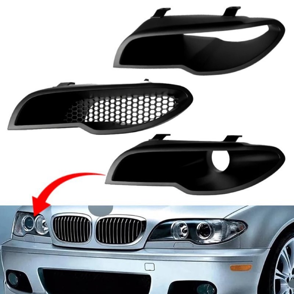 BMW E46 Coupe/Cabrio 2003-2006 Far İçi Soğuk Hava Kanalı görsel 2