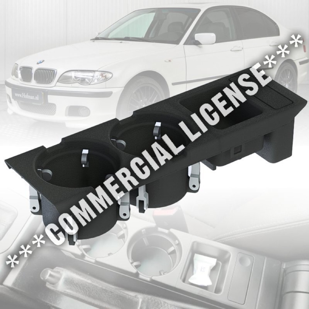 BMW E46 Bardaklık görsel 2