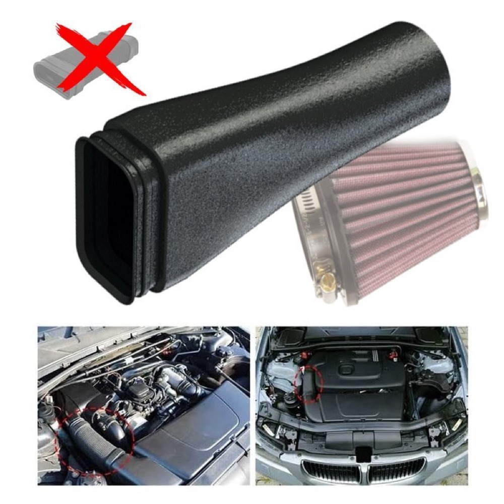 BMW E90/E91 Hava Emiş Hortumu - 75mm Filtre Adaptörü