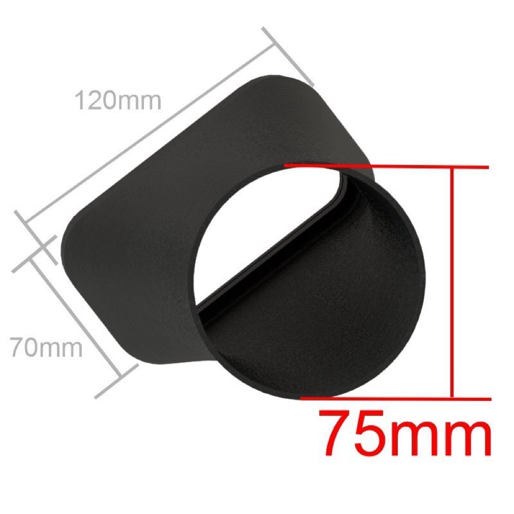 BMW E90/E91 Hava Emiş Hortumu - 75mm Filtre Adaptörü görsel 4