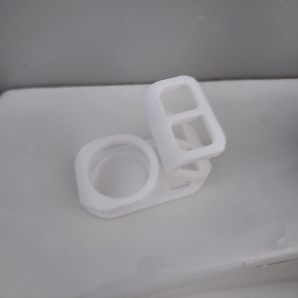 Minimal Diş Fırçası ve Diş Macunu Standı — Banyo Düzenleyici (7,6 cm)