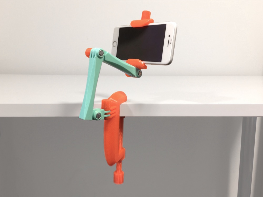 Modüler Telefon ve Kamera Bağlantı Sistemi (Masa Kıskaçlı) görsel 2