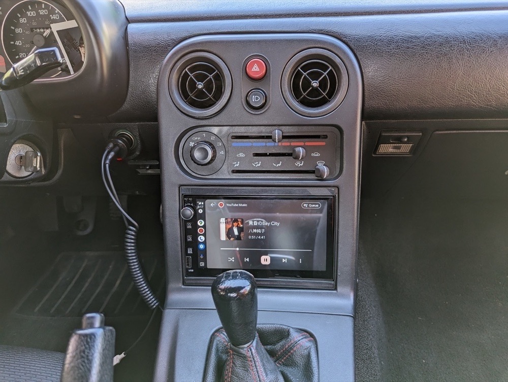 Mazda Miata NA Çift DIN Teyp Ara Parçası (EU Ölçü)