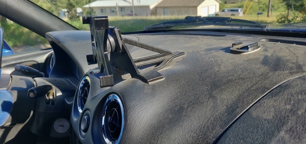 Mazda Miata NB Torpido Telefon Tutucu Plakası görsel 4